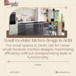 Small modular kitchen design in delhi