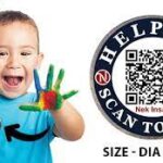 QR Sticker For Child safety