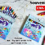 Souvenir Acara Anak Crayon Custom Isi 12 Warna Murah