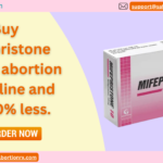 Buy mifepristone 200mg abortion pill online and get 50% less.