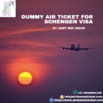 dummy air ticket for schengen visa