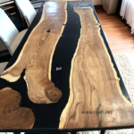 Upgrade Your Dining Room with an Epoxy Dining Table from woodensure