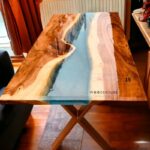 Shop the Latest Designs in Epoxy Resin Tables manufacture in india by Woodensure