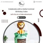 Unlimited and wild Joy: Safari Animal Birthday Cake