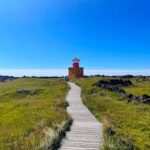 Orange Lighthouse By Brush Stroked