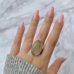 Statement Golden Rutile Rings: Shine Bright with Amplified Energy