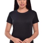 womens plain black tshirts