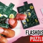 Flashdisk Kartu Puzzle FDCD12 Souvenir Promosi USB